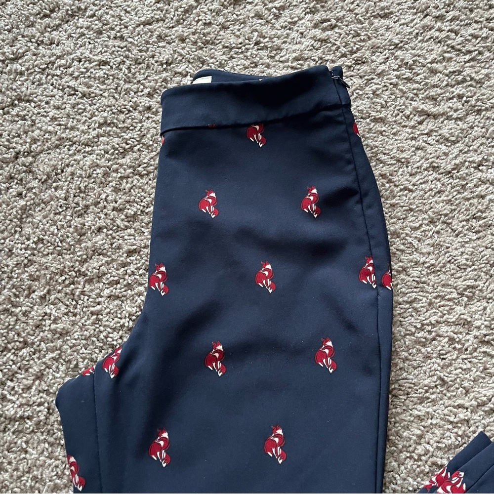 NWOT Women's Kate Spade Fox Glen Cropped Pant Voyage Blue size 2 - Picture 3 of 10